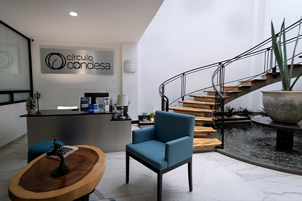 Recepción del Hotel Círculo Condesa
